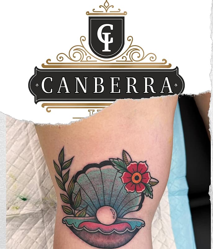 Realism (black & grey) tattoo by Canberra Ink
