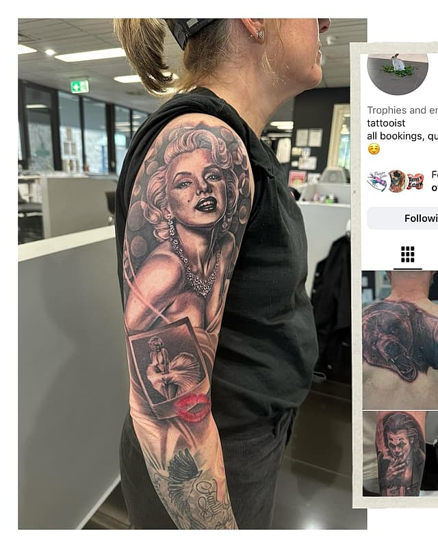 Realism (black & grey) tattoo by Canberra Ink