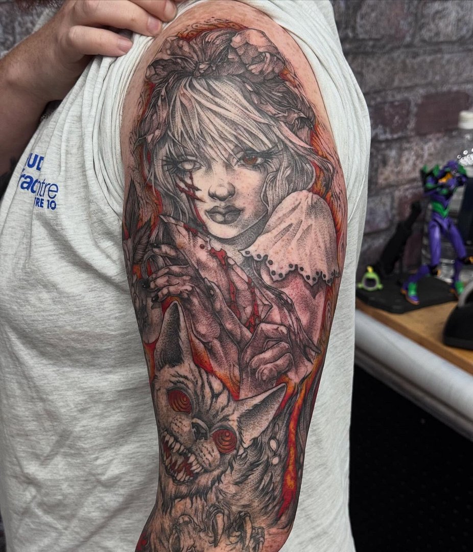 Illustrative tattoo by Tsuroi (Troy)