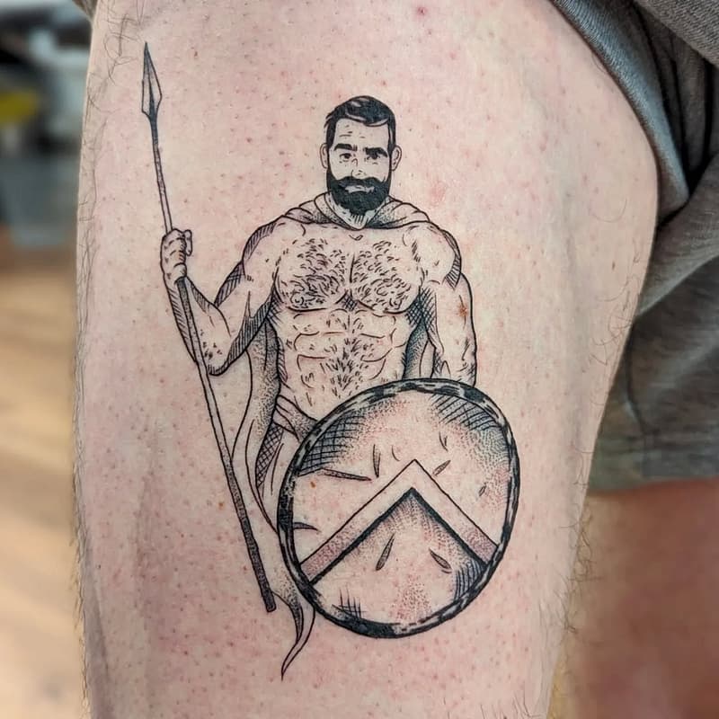 Tattoo by Russell Butler in Australia