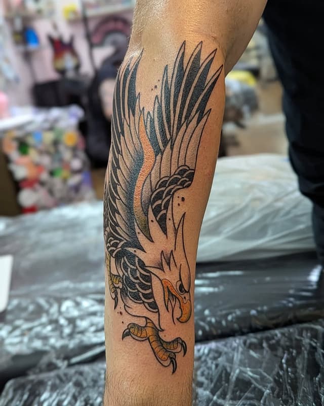 Fineline tattoo by Russell Butler