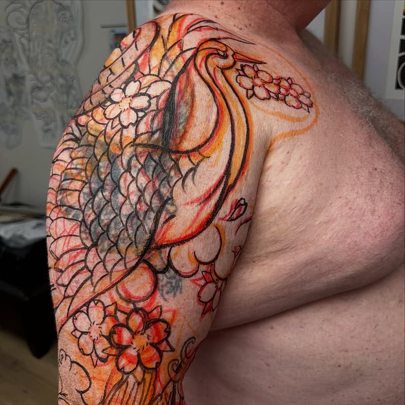 Tattoo by Horiga13 彫画 Tebori Artist, Christchurch, NZ