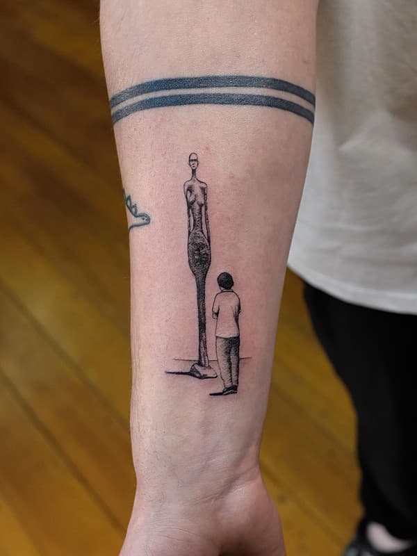 Fineline tattoo by Ogie