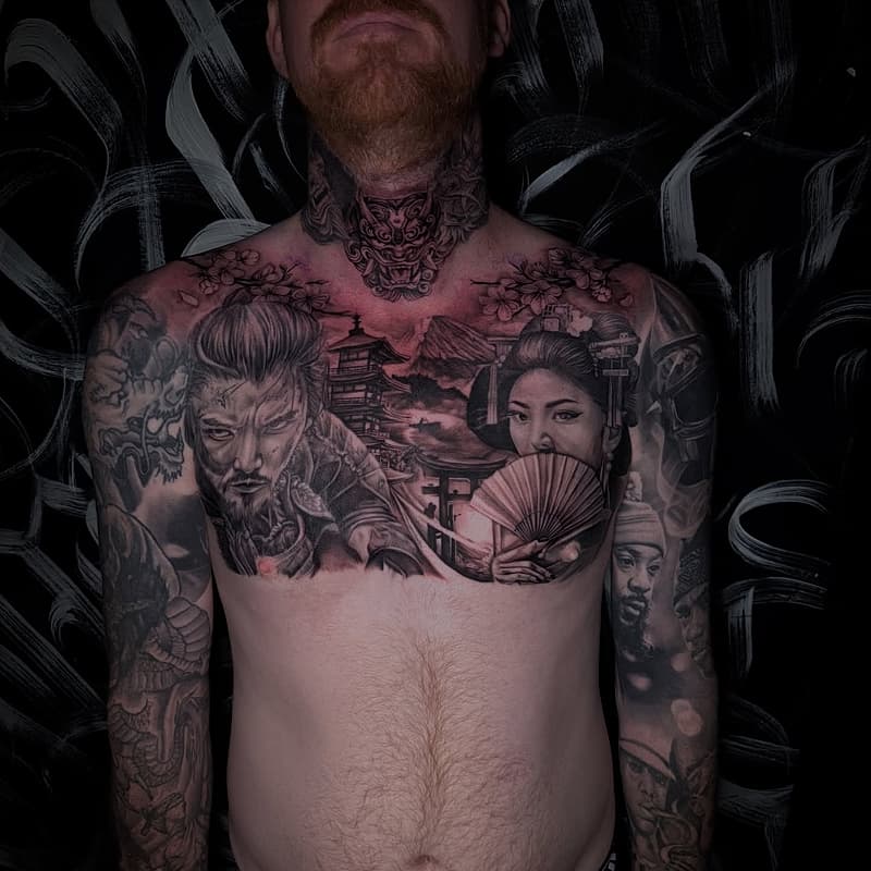 Realism (black & grey) tattoo by Tordor