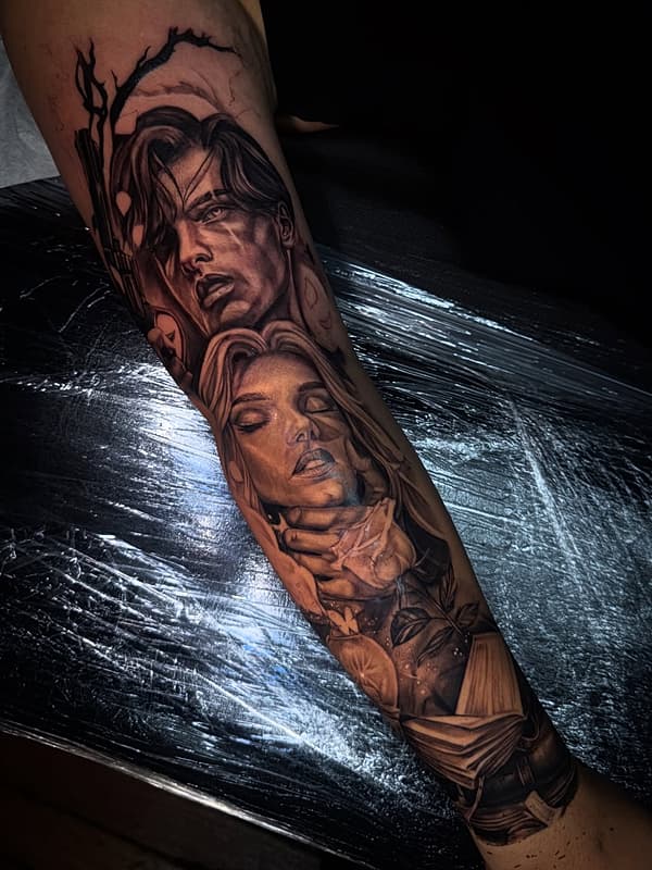 Realism (black & grey) tattoo by Tordor