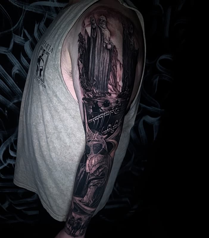 Realism (black & grey) tattoo by Tordor