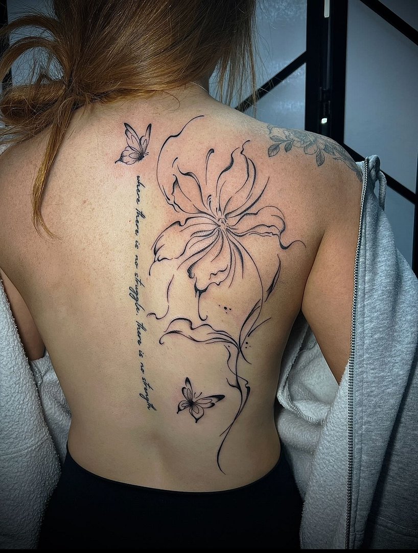 Fineline tattoo by state.of.art_tattoos || emily day 🤍