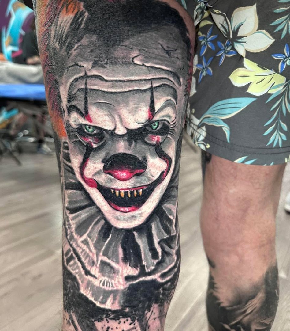Realism (black & grey) tattoo by Simon Aberle (Sigh)
