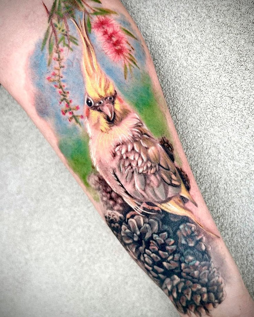 Realism (black & grey) tattoo by Simon Aberle (Sigh)