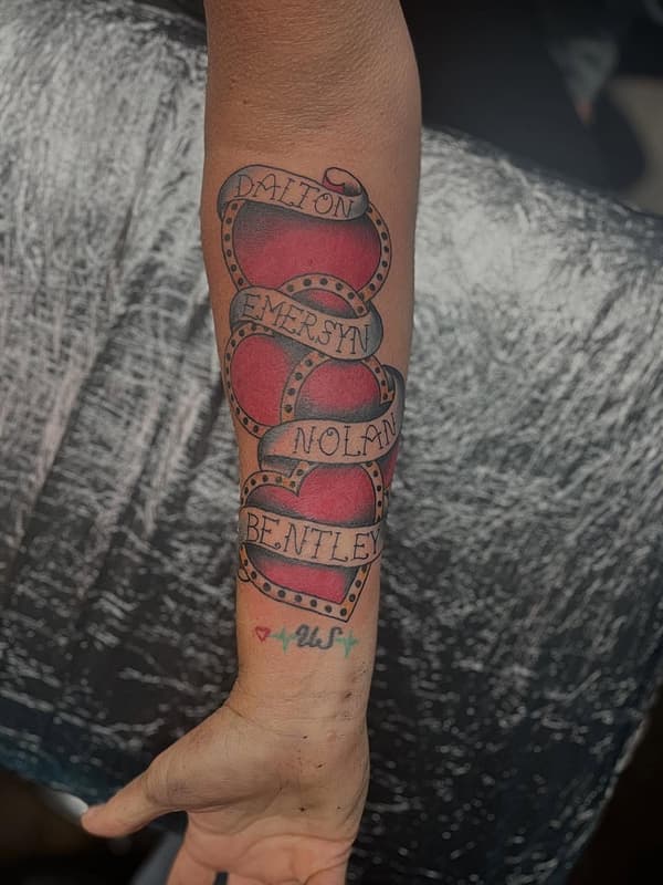 American Traditional tattoo by Parker Duncan