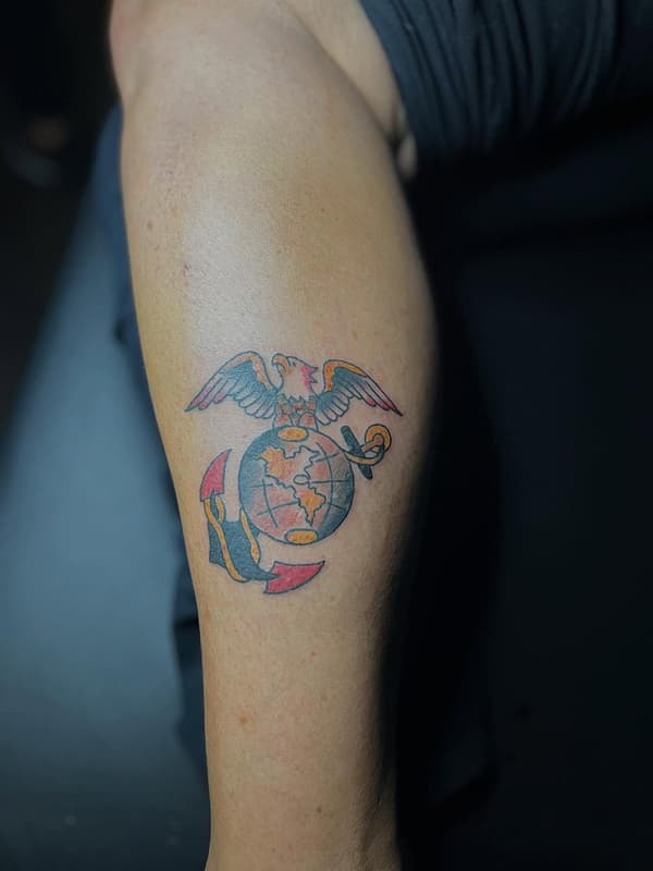 American Traditional tattoo by Parker Duncan