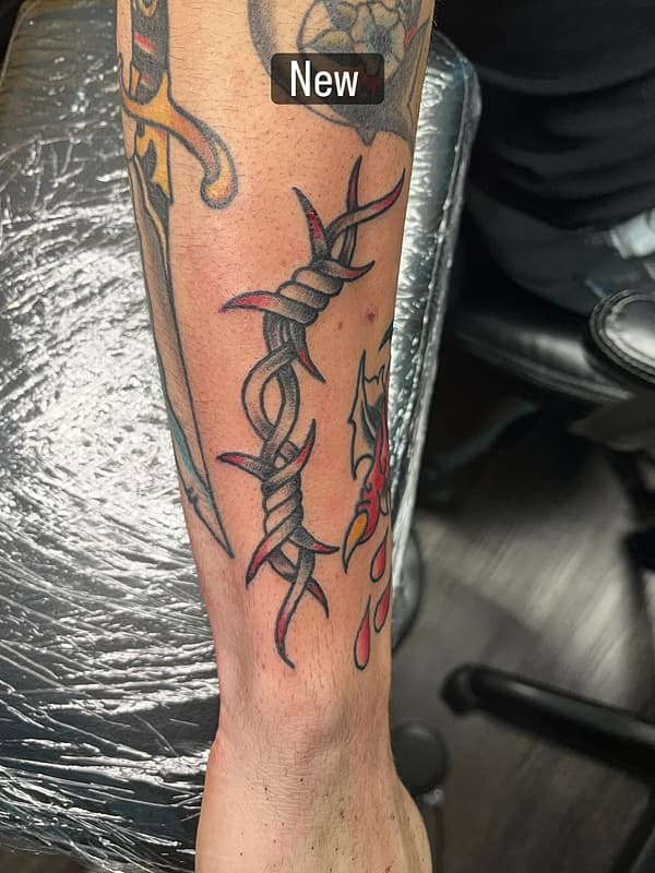 American Traditional tattoo by Parker Duncan