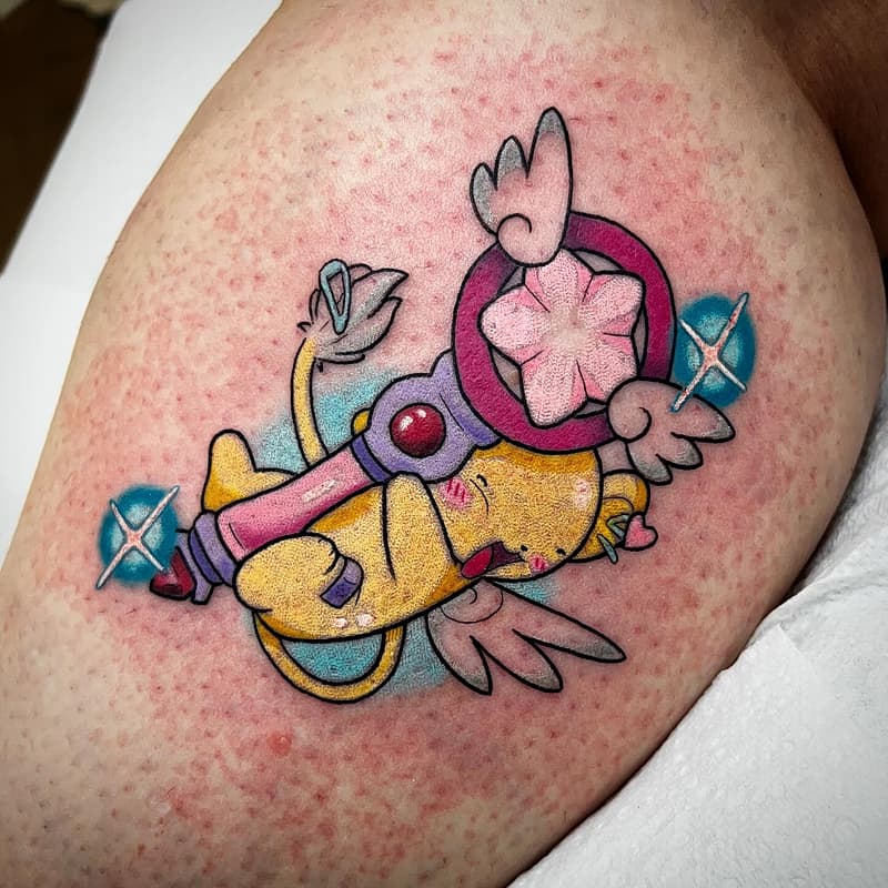 Anime tattoo by 🕸️ 𝔥𝔞𝔶𝔩𝔦𝔢 🕸️