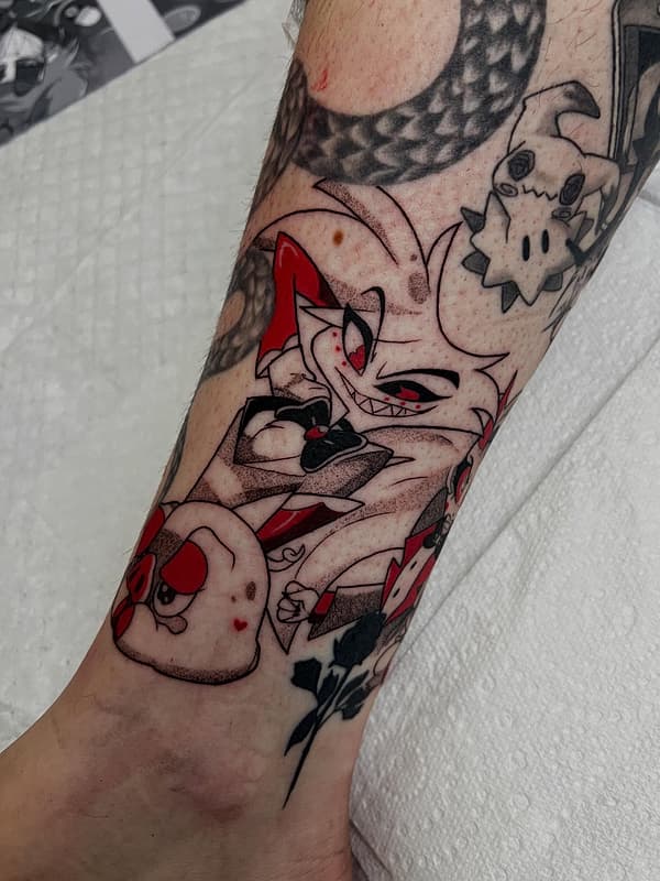 Anime tattoo by 🕸️ 𝔥𝔞𝔶𝔩𝔦𝔢 🕸️