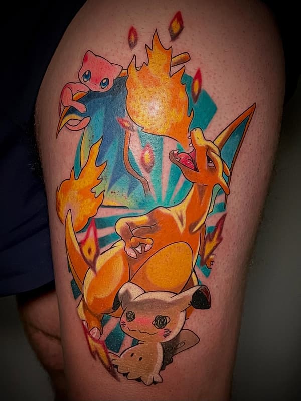 Anime tattoo by 🕸️ 𝔥𝔞𝔶𝔩𝔦𝔢 🕸️