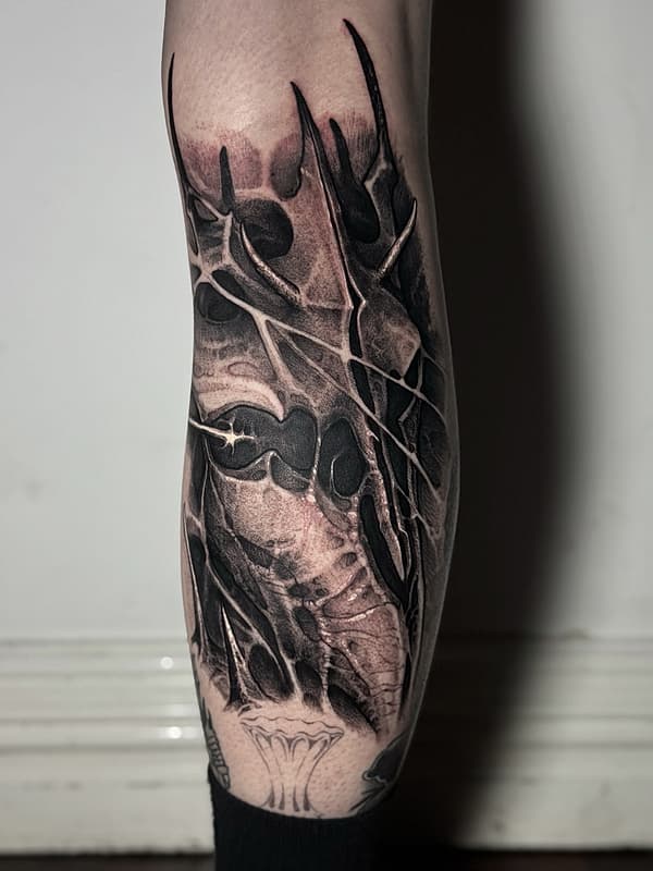 Unique tattoo by Tank