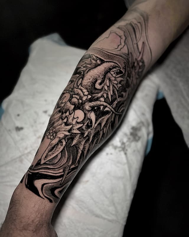 Unique tattoo by Tank