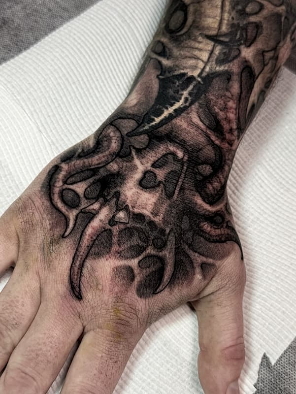Unique tattoo by Tank