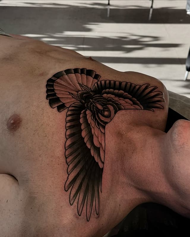 Neo-Traditional tattoo by Dave Cook