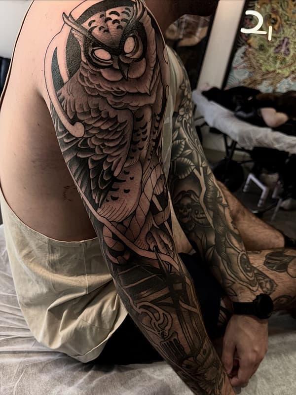 Tattoo by Dave Cook in Brisbane