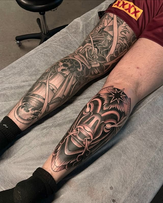 Tattoo by Dave Cook