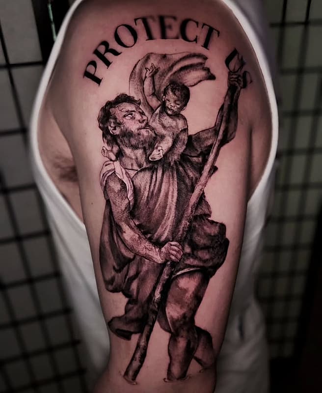 Realism (black & grey) tattoo by Jɑყ Ɗɑѵíҽs Ƭɑեեօօs