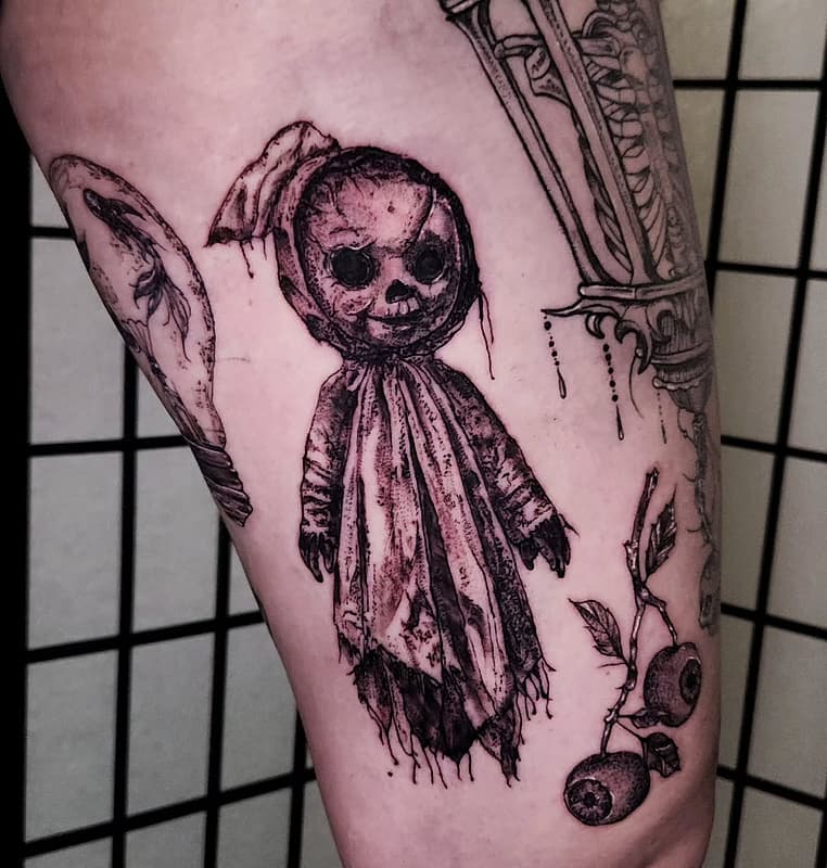 Realism (black & grey) tattoo by Jɑყ Ɗɑѵíҽs Ƭɑեեօօs