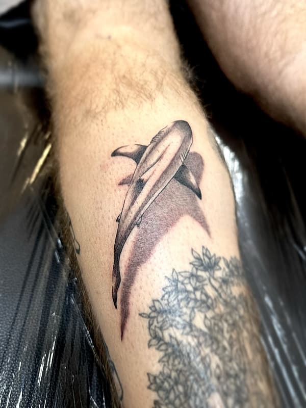 Blackwork tattoo by Josh