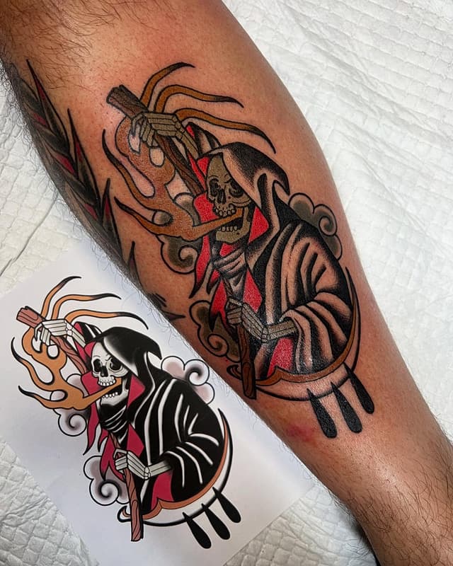 Neo-Japanese tattoo by Renae Haak