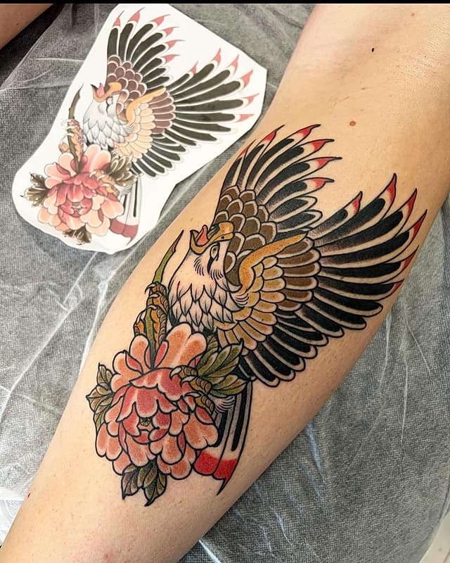 Neo-Japanese tattoo by Renae Haak