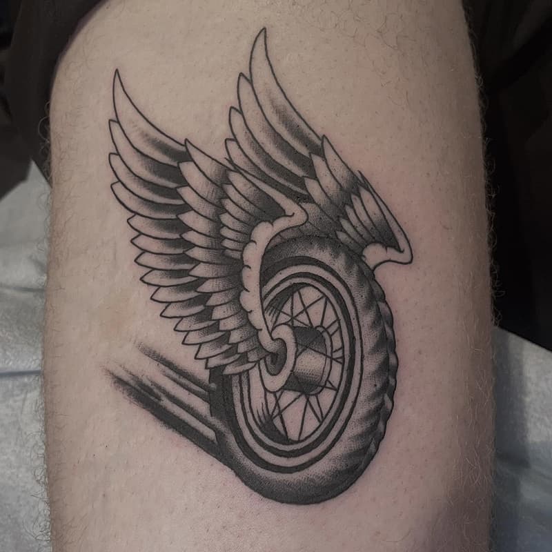 Blackwork tattoo by Amanda Marie