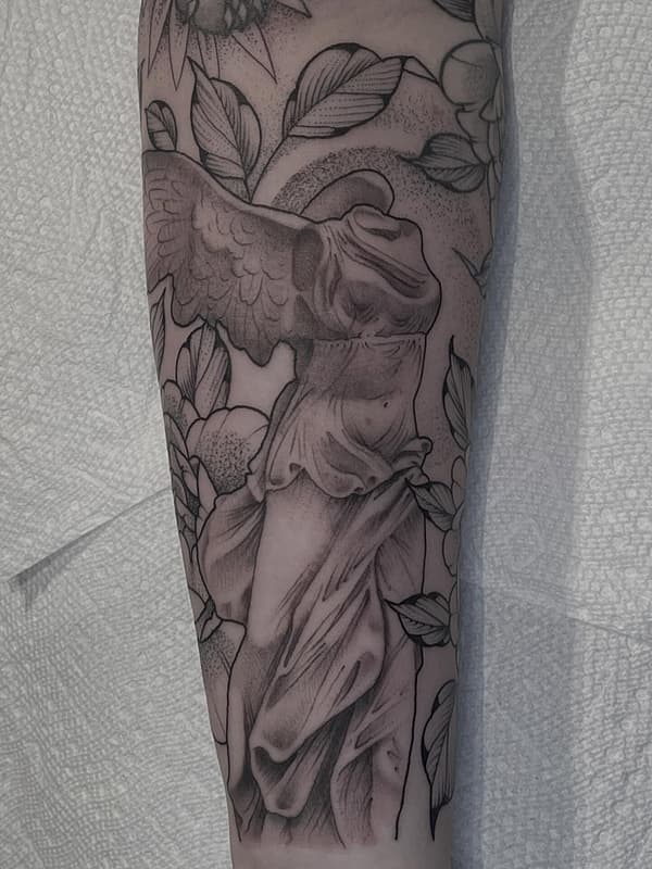 Blackwork tattoo by Amanda Marie