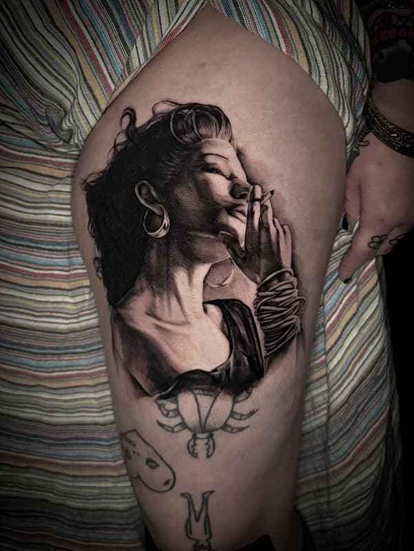 Tattoo by Alicia Wright in Australia