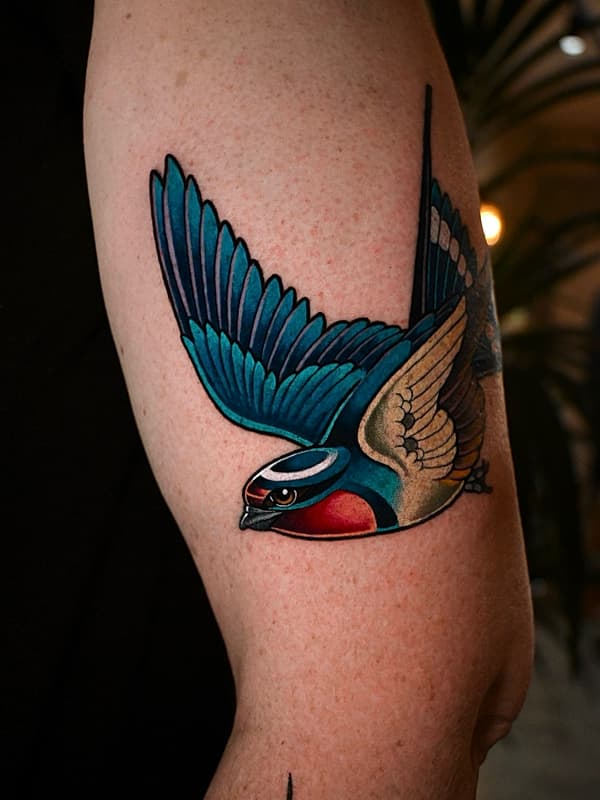 Neo-Traditional tattoo by Jules Kacerova