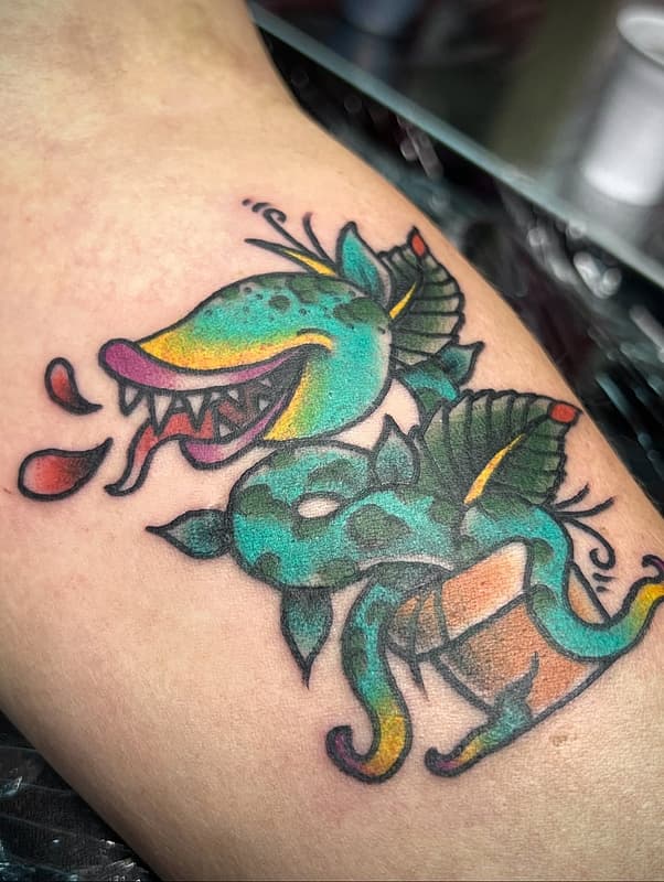 American Traditional tattoo by 🜏 Zachary Shirt