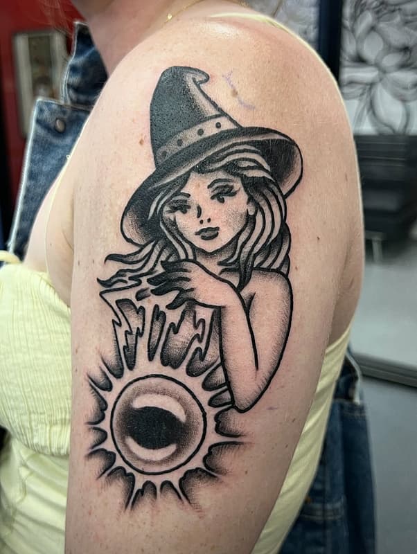 American Traditional tattoo by 🜏 Zachary Shirt