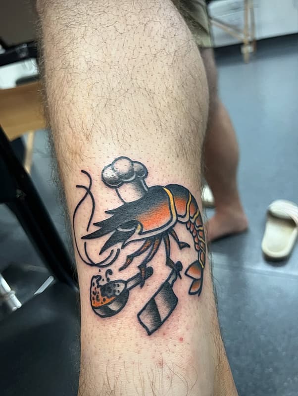 American Traditional tattoo by 🜏 Zachary Shirt