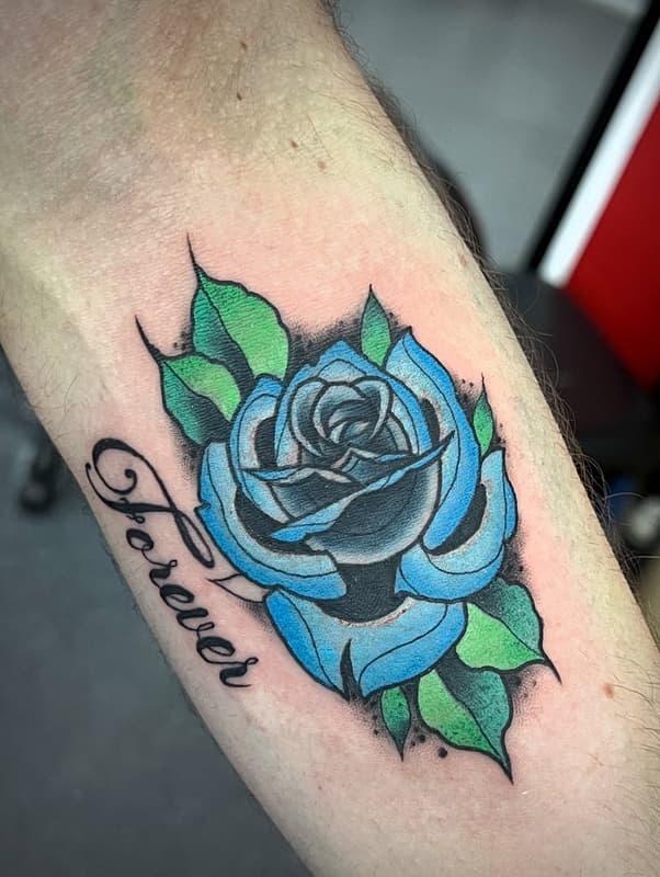 American Traditional tattoo by 🜏 Zachary Shirt