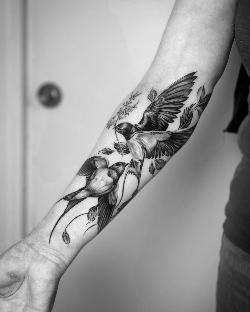 Realism (black & grey) tattoo by Dave Freeman