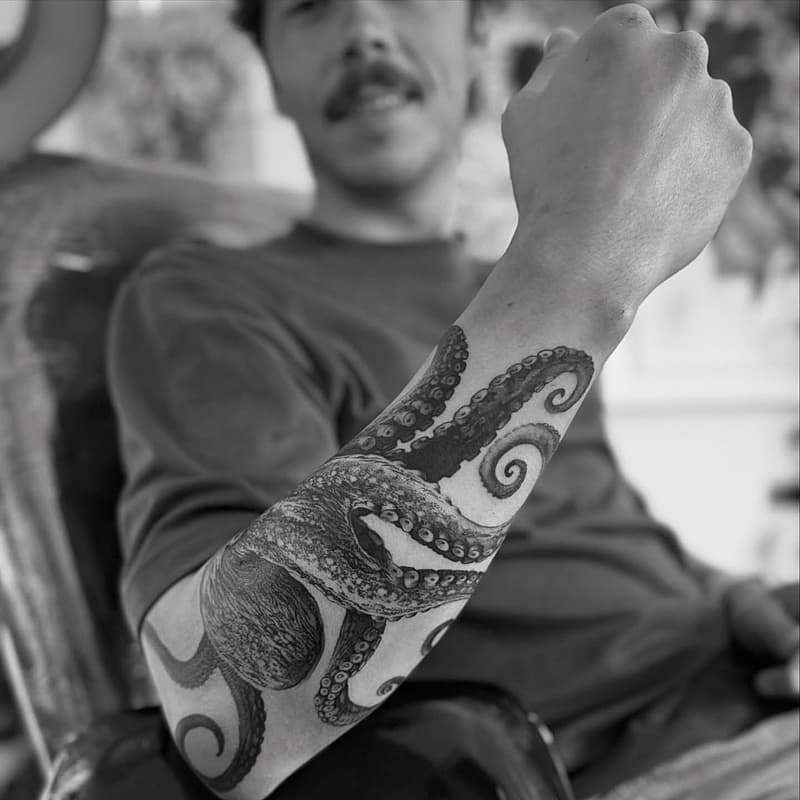 Realism (black & grey) tattoo by Dave Freeman