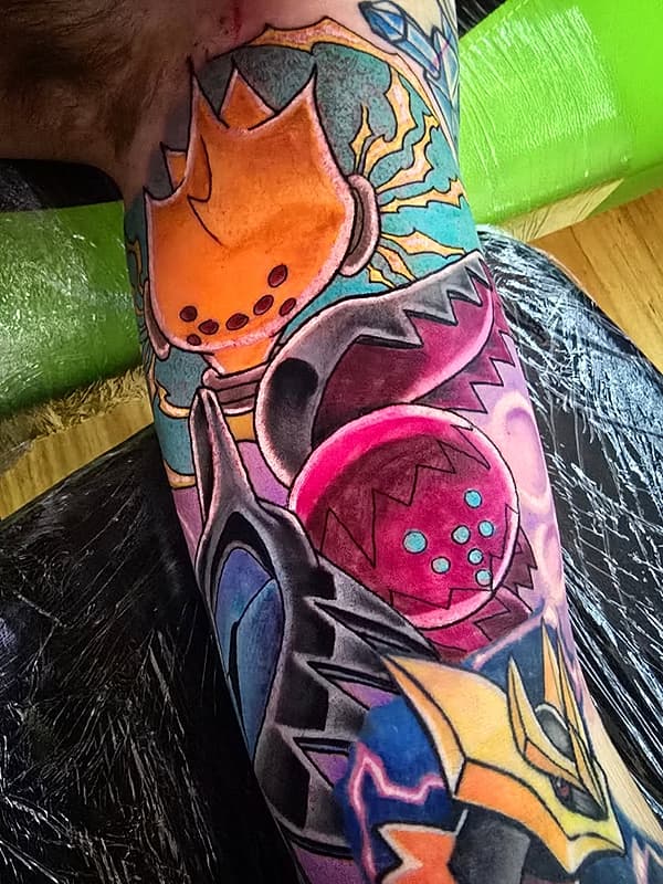 Anime tattoo by MattyNate Tattoos