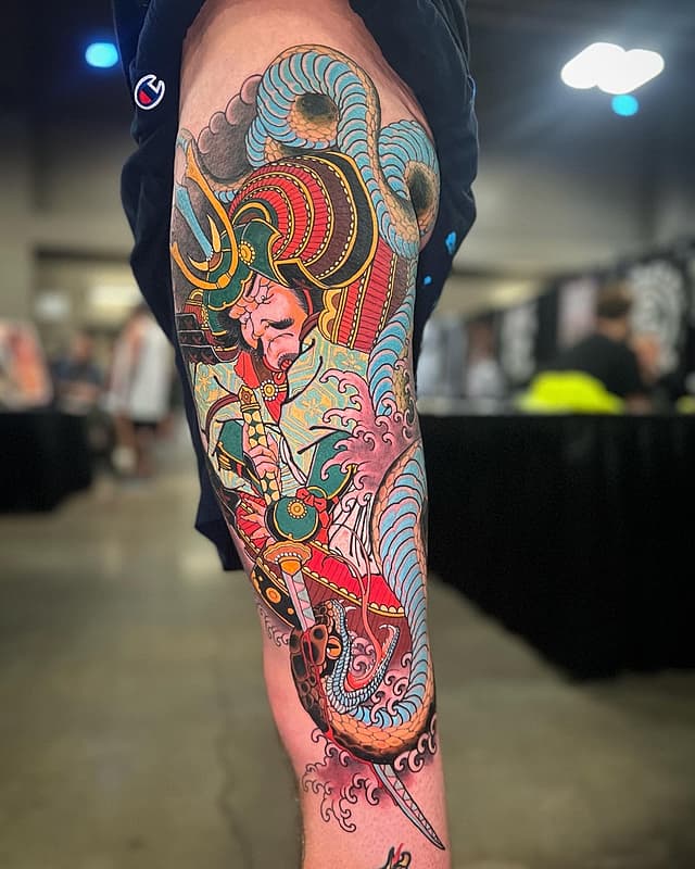 Tattoo by Jake Danielson in Australia