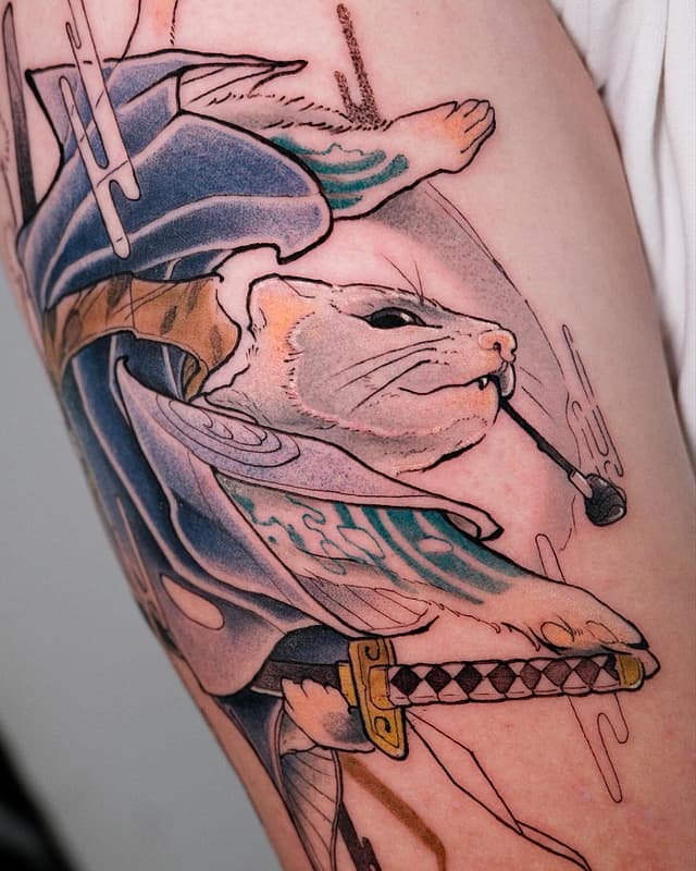 Neo-Japanese tattoo by Sketchi.sketchi