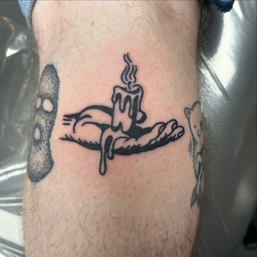 Woodcut/Etching tattoo by HEROES GUILD | MEDIEVAL FANTASY TATTOOS | SYDNEY CITY