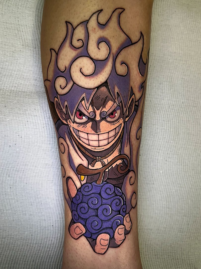Anime tattoo by Tyron Guthrie | Tattoo Artist