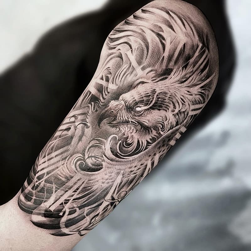 Realism (black & grey) tattoo by Filip Kasny