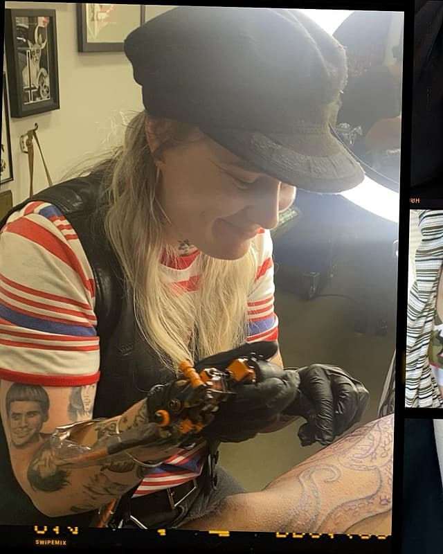 American Traditional tattoo by Amber Jane