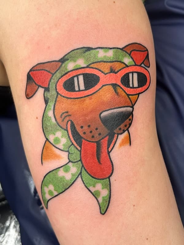 American Traditional tattoo by Amber Jane