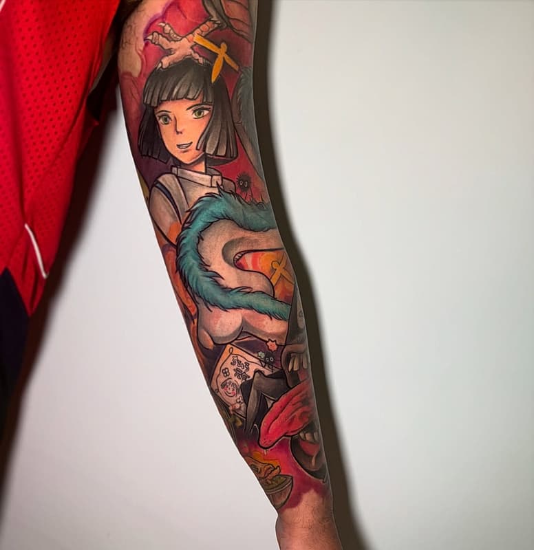 Anime tattoo by ✨Belle Bee 🐝✨