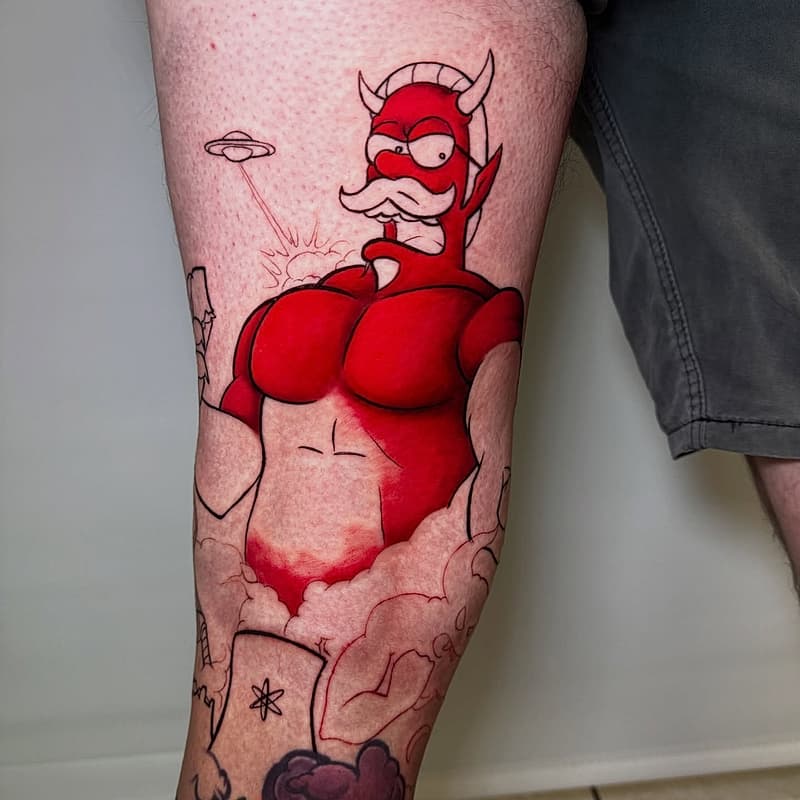 Anime tattoo by ✨Belle Bee 🐝✨